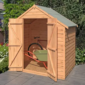 Garden Value Overlap Shed 4 x 6 with Double Door Yes