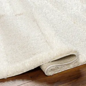 BAHRANI Modern Shaggy Area Rug 160 x 213 cm