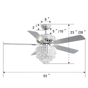 Friend Ceiling Fan with Light Kit