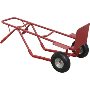 300kg Heavy Duty Lay Flat Sack Truck with Pneumatic Tyres and Steel Frame