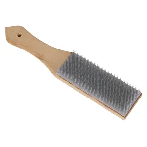 Sealey File Cleaning Brush 20cm Wood Handle Woodwork Metalwork Cleaning FB01