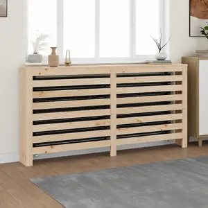 Radiator Cover 169x19x84 cm Solid Wood Pine