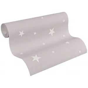 Glow in the Dark Stars Wallpaper Taupe AS Creation 32440-2