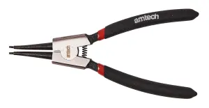 Amtech 150mm (6") Circlip plier - external straight -W6000