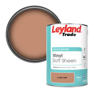 Leyland Trade Vinyl Soft Sheen Walls & Ceilings Emulsion Paint (S 3030-Y60R) - 5L