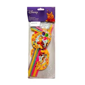 Winnie the Pooh Disposable Straws (Pack of 10) Multicoloured (One Size)