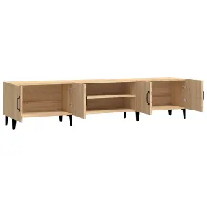 Berkfield TV Cabinet Sonoma Oak 180x31.5x40 cm Engineered Wood