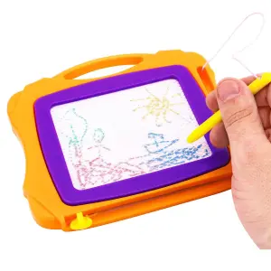 Small Erasable Magnetic Drawing Board - Doodle Sketch Writing Board - Learning Toys - Strong and Durable ABS