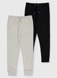 Black & Grey Joggers 2 Pack (13 Years) - Tu By Sainsbury's