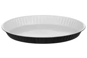 Maison by Premier Ecocook Black Low Flan Dish