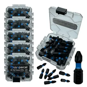 X5 BAP 25PC Impact Torsion PZ2 Pozi 2 Screwdriver Set Drill Bits Impact Driver