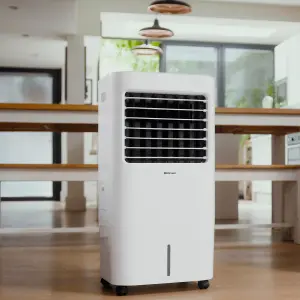 Pro Breeze 10L Portable Air Cooler with 4 Operational Modes, 3 Fan Speeds, LED Display & Remote Control