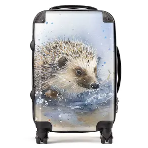 Hedgehog Watercolour Suitcase - Cabin