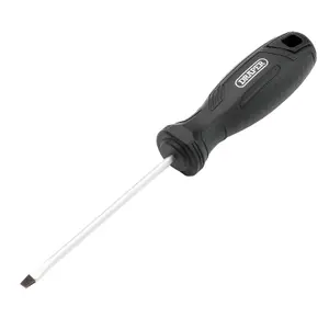 Draper Slotted Hard Grip Screwdriver, 4.0 x 100mm 13531