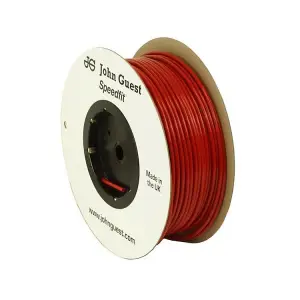 John Guest 1/4" LLDPE (Linear Low Density PolyEthylene) Tubing - Red - 15 Metres