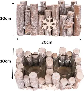 Christmas Tealight Candle Holder - Snowflake