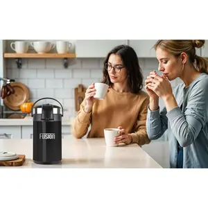 Mantraraj 5l Coffee Carafe Vacuum Jug Airpot Flask Thermal Pump Action Stainless Steel Double Wall Insulated Vacuum Flask (black) Black