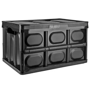 TekBox Large Folding Storage Box - Black