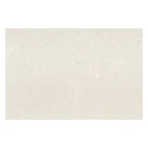 Azure Matt White Concrete Effect Porcelain Outdoor Tile - Pack of 1, 0.54m² - (L)900x(W)600