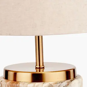 Natural Stone Effect Ceramic Table Lamp