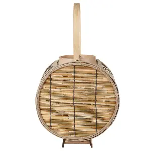 Beliani Boho Lantern BISTAL Wood Natural