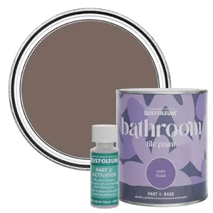 Rust-Oleum River's Edge Satin Bathroom Tile Paint 750ml