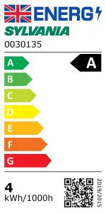 Sylvania Platinum Globe G120 Retro E27 Ultra-Efficient Warm White 4W A-Class LED Bulb