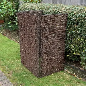 Willow Wheelie Bin Screen with Metal Frame (Single)