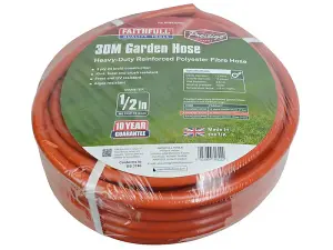 Faithfull CT072023108BOGYS02 Prestige Heavy-Duty Garden Hose 30m 12.5mm (1/2in) Diameter FAIHOSE30PRE