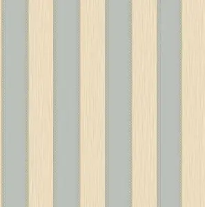 Galerie Ornamenta 2 Blue Classic Stripe Embossed Wallpaper