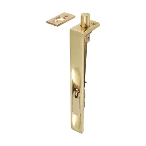 TIMCO Lever Action Flush Bolt Polished Brass - 150 x 19mm