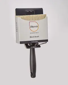 Harris Essentials Block Paint Brush Suitable for Garden and Exterior Work