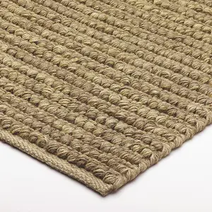 Natural Handmade , Luxurious , Modern Plain , Striped Rug Easy to clean Living Room and Bedroom-160cm X 230cm