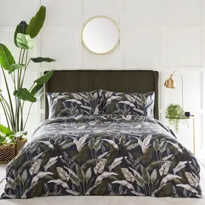 O. Botanicals Olive Duvet Cover Set