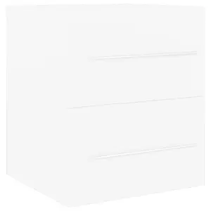 Berkfield Sink Cabinet White 41x38.5x48 cm Engineered Wood