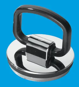 McAlpine CP1H Chrome Plated Plastic Plug with Handle and Rubber Seal