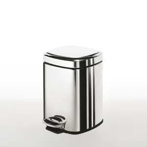 Vesperina Metal 3-Litre Pedal Rubbish Bin