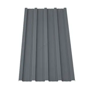 Birchtree Corrugated Roof Sheet Profile Metal Roofing Panel Cover Carport Shed 24PCS Grey