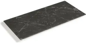 Dunelm Black Marble Glass Hob Cover