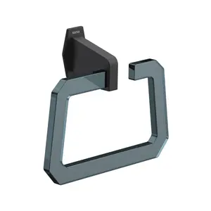 Tabares Towel Ring Black/Grey