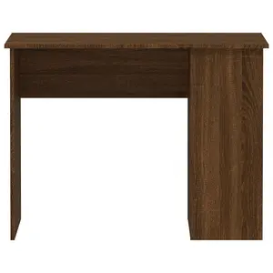 Berkfield Desk Brown Oak 100x55x75 cm Engineered Wood