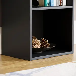 Gerardi Standard Bookcase Black / 54 cm H x 32 cm W