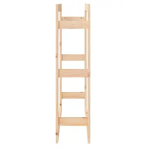 Berkfield Firewood Rack 80x25x100 cm Solid Wood Pine