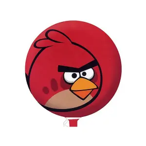 Angry Birds Round Foil Balloon Red (One Size)