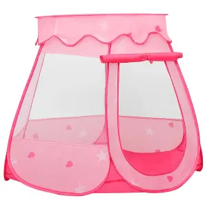 Berkfield Children Play Tent Pink 102x102x82 cm