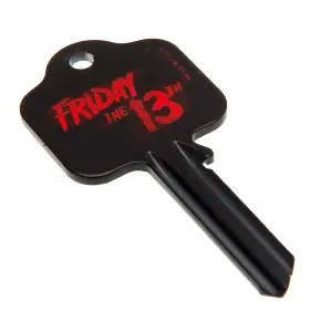 Friday The 13th Blank Key Black/Red/Silver (One Size)