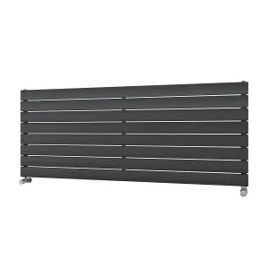 Ximax Vertirad HWH1195600A Anthracite Gas Horizontal Designer panel Radiator, (W)1500mm x (H)595mm