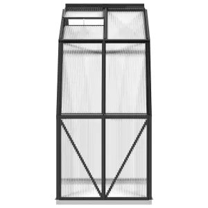 Berkfield Greenhouse with Base Frame Anthracite 3.3 m2 Aluminium