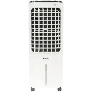 MYLEK Air Cooler Portable Evaporative Fan 75W Large 8L Water Tank Oscillating Humidifier Cooling Remote Control Bedrooms Home