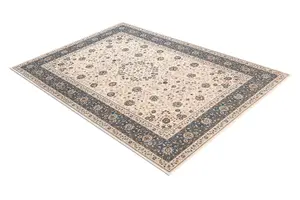 Carpet Wool NAIN Ornament, frame 7179/51643 beige / blue 120x170 cm